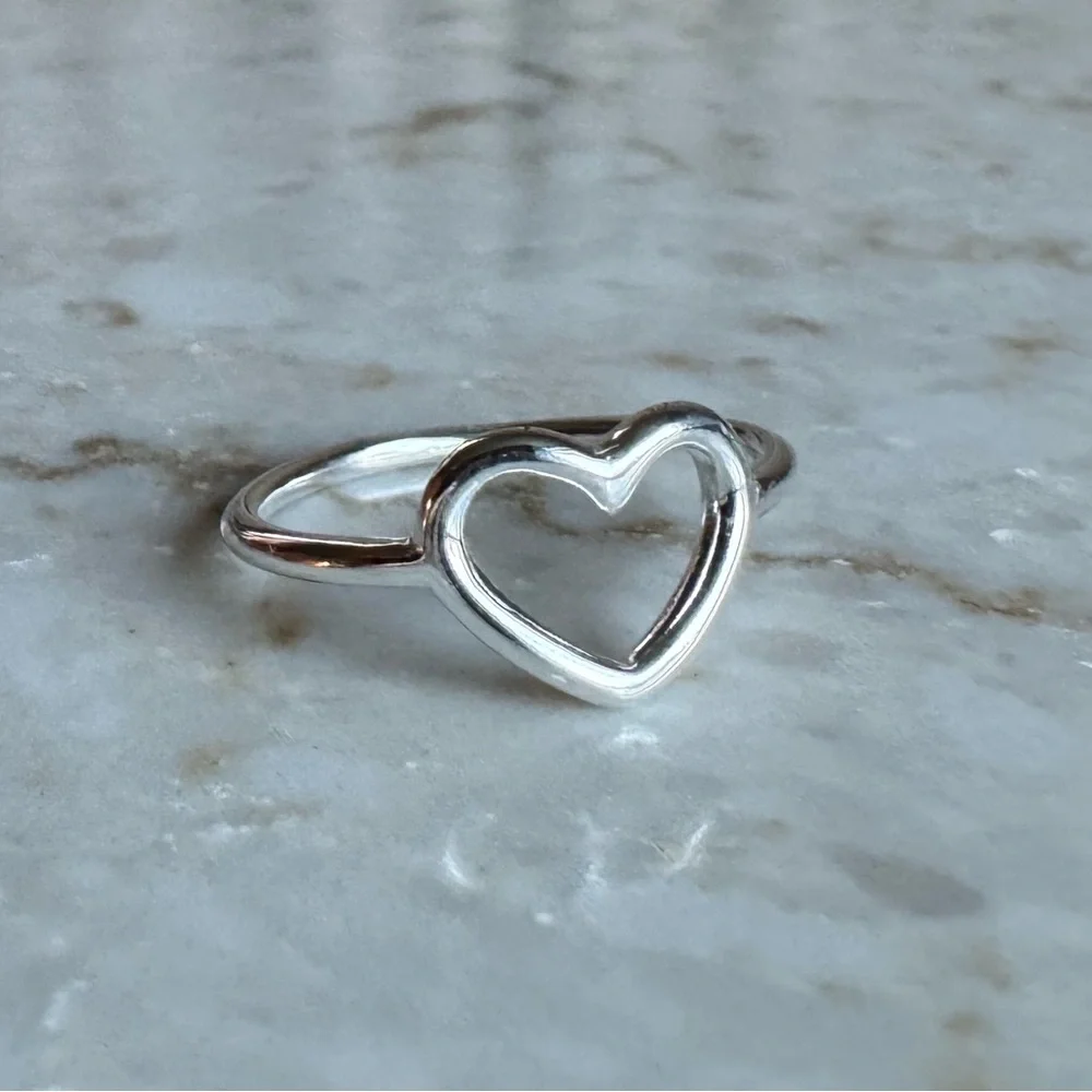 NWOT Sundance Open Heart Ring, Sterling Silver